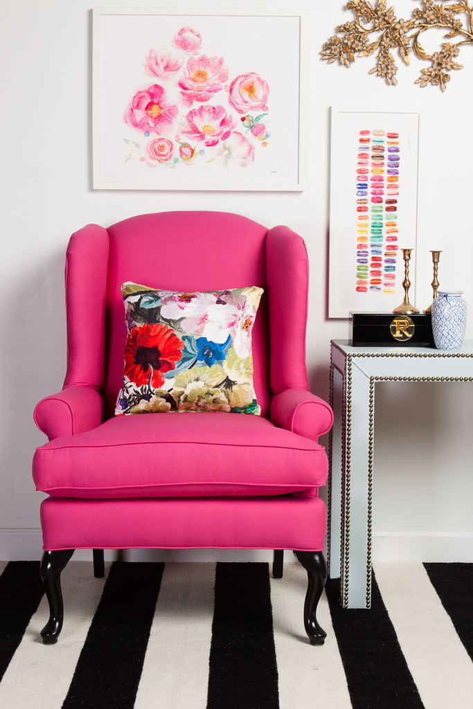 This chair is a fun way to spruce up your space for spring!