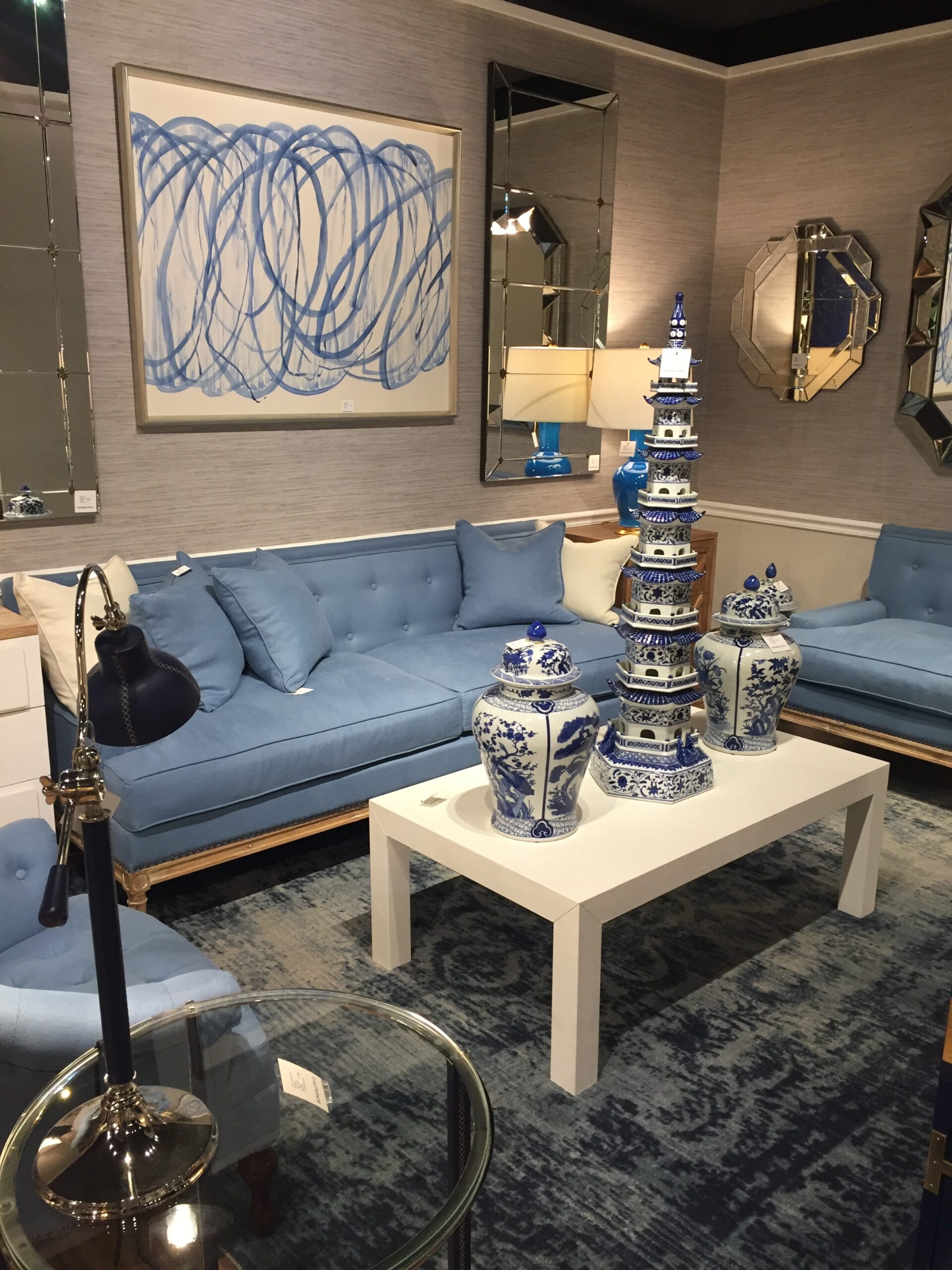A softer palette of blue from Bungalo 5