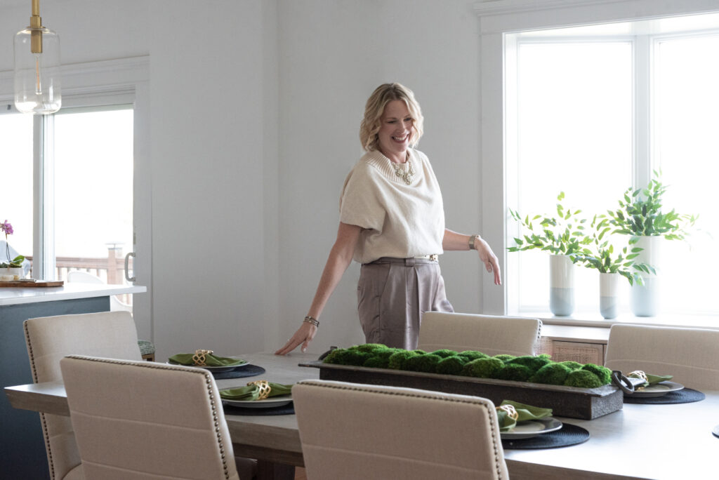 Designing a home for gatherings.